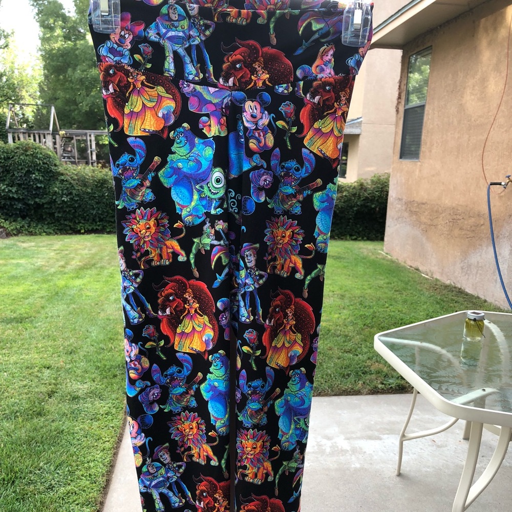 Disney Rainbow Leggings NWOT